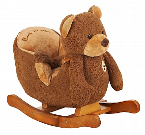 Качалка со звуковыми эффектами. Медведь (Rock My Baby, JR2522H) 